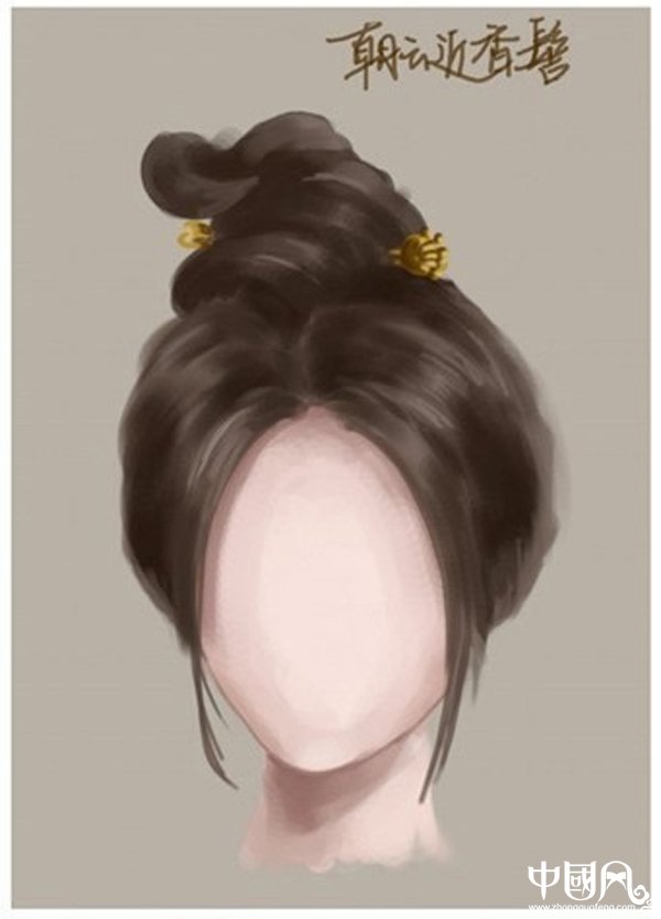 中国风女子古装发型参考（十）