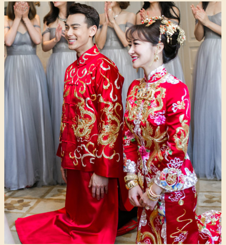 秀禾服新娘嫁衣中式婚纱结婚礼服