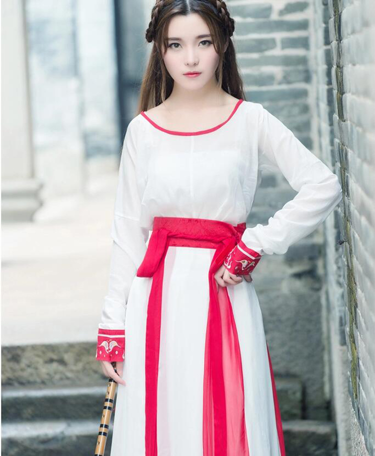 中国风古装汉元素表演服