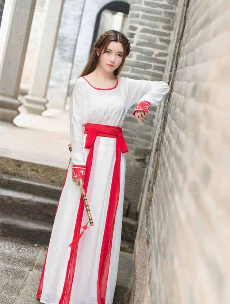 中国风古装汉元素表演服