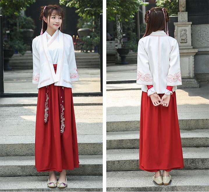 改良汉服古装美女图片