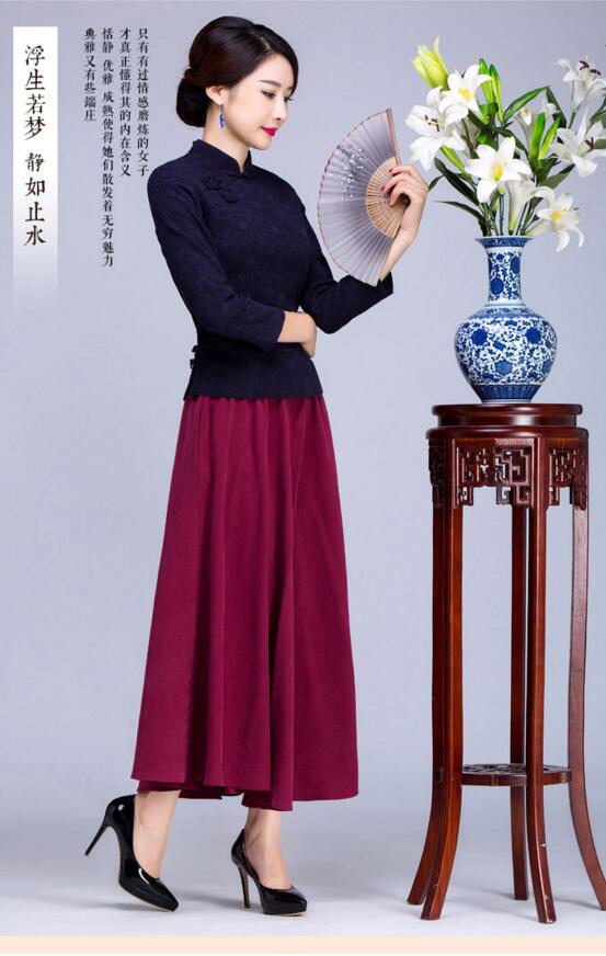 民族风唐装女士上衣