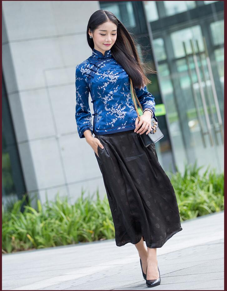 中式改良唐装女装