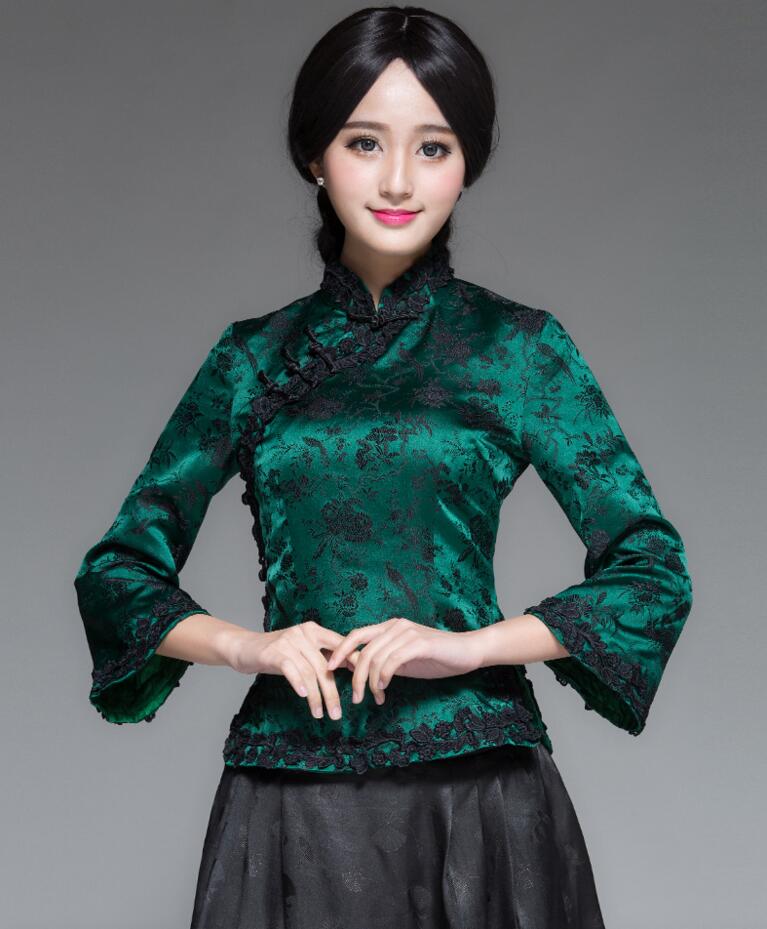 中式唐装女装复古上衣