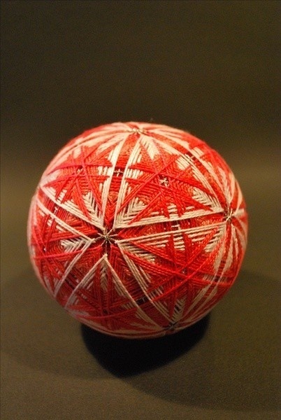 精美的手工手鞠球工艺品，丝线缠绕的艺术品！