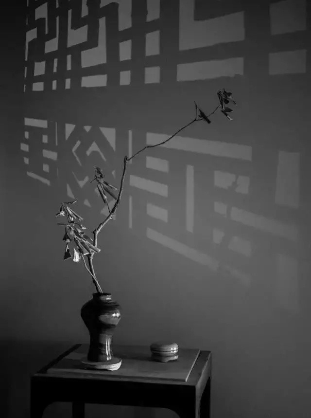超有意境的瓶花艺术，一组简约中国瓶花艺术