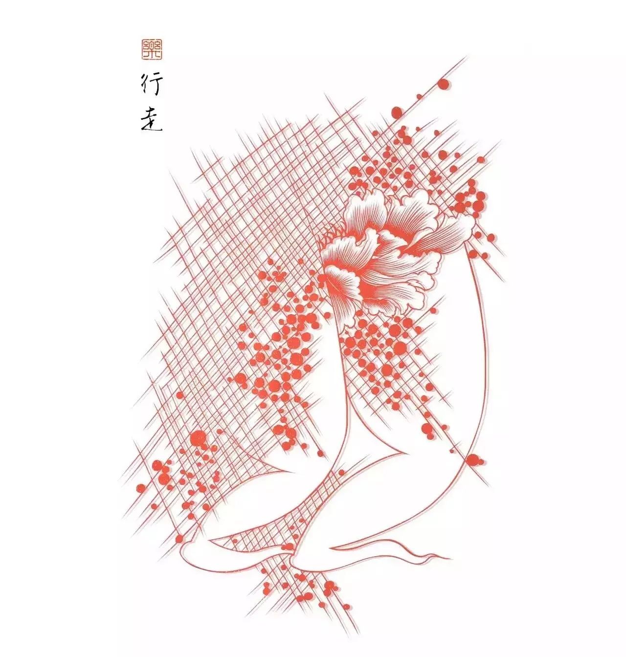 剪纸艺术作品：一次镂空一根线条的信仰！