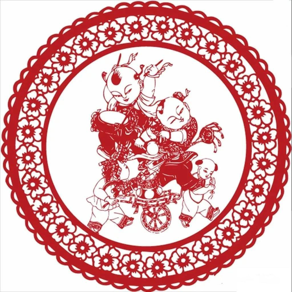 9款可爱童趣剪纸：童年美好的回忆!