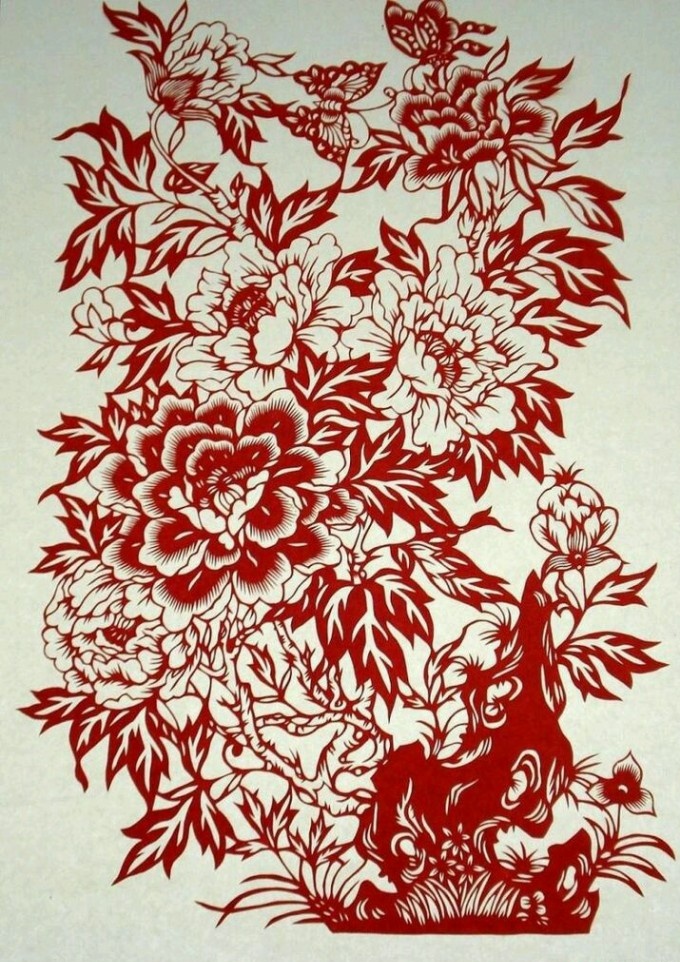 精致有趣的手工剪纸，中国红剪纸艺术