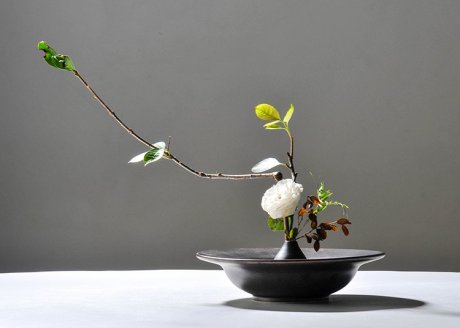 东方插花艺术：创意陶瓷花器中式插花