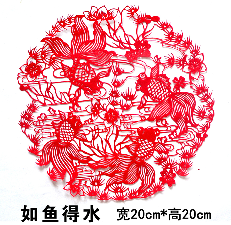 八款精美古典的中国风手工剪纸