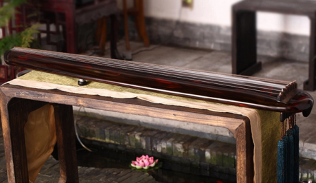 老杉木古琴，时尚古典中国风民族乐器
