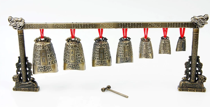 特色中国风古典仿古编钟，青铜器装饰乐器摆件
