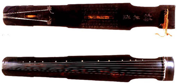 中国传统古典优美乐器古琴