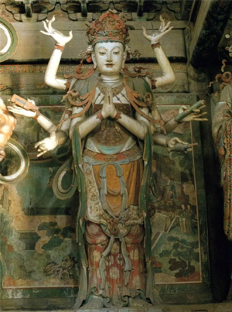 北京大慧寺的精美华丽彩绘雕塑欣赏