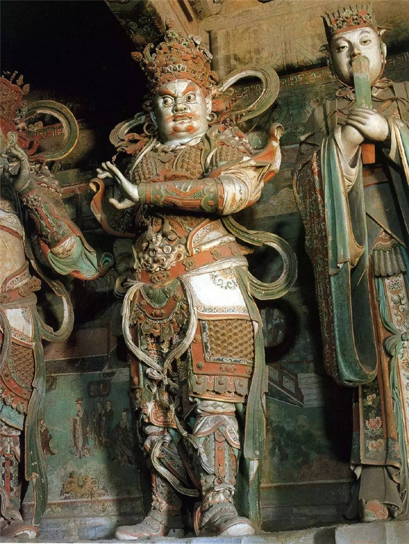 北京大慧寺的精美华丽彩绘雕塑欣赏