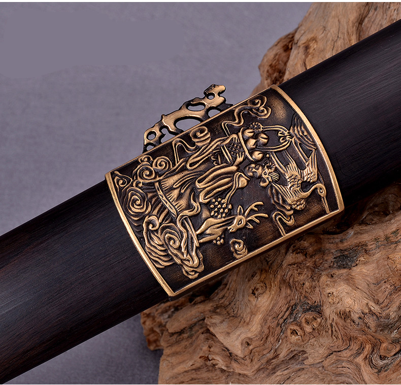 佰寿剑老人祝寿礼品，短剑手工艺术品