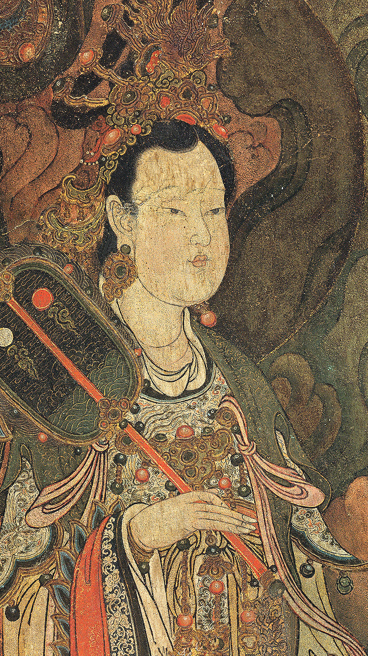 帝释梵天图西的十尊天