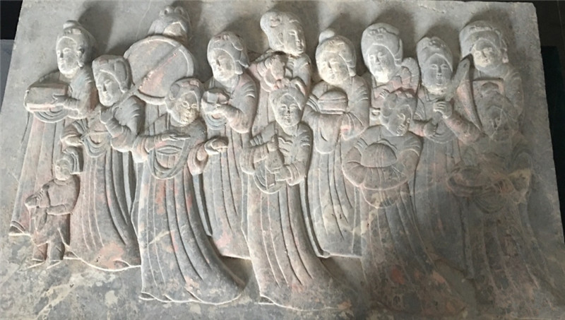 中国古代北朝佛像石雕展示