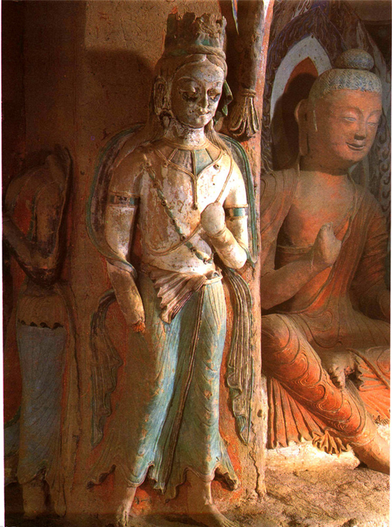 敦煌石洞彩塑佛像（1）