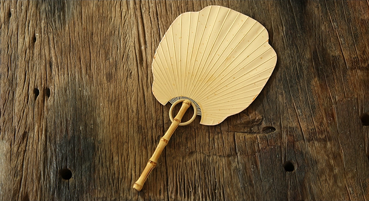古典素雅的手工竹扇团扇
