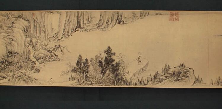 王珣《伯远帖》行书字帖手绘仿品古书