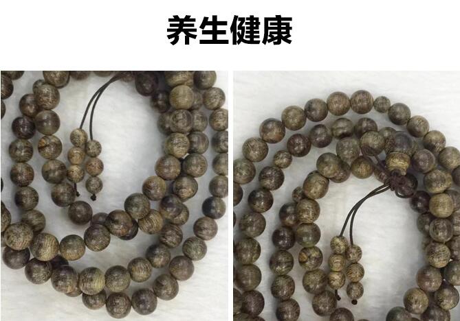 沉香手串，沉水级老料沉香佛珠手串