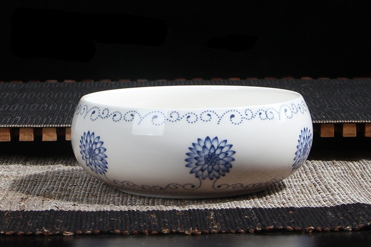 青花陶瓷茶道水盂