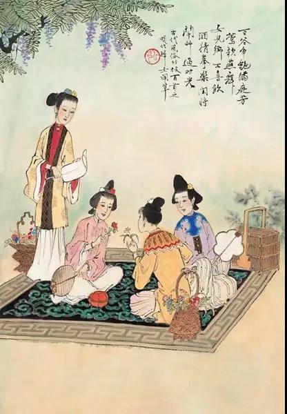 中国年画：《古代风俗百图》那时候年味正浓