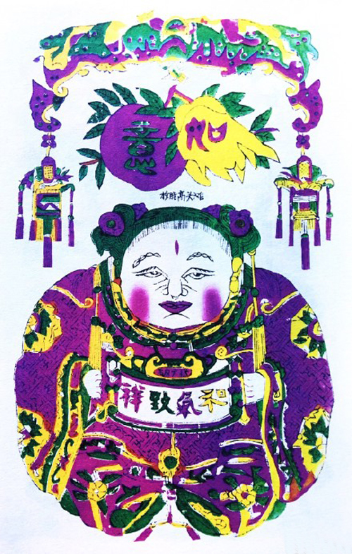 湖南滩头木版年画 ​