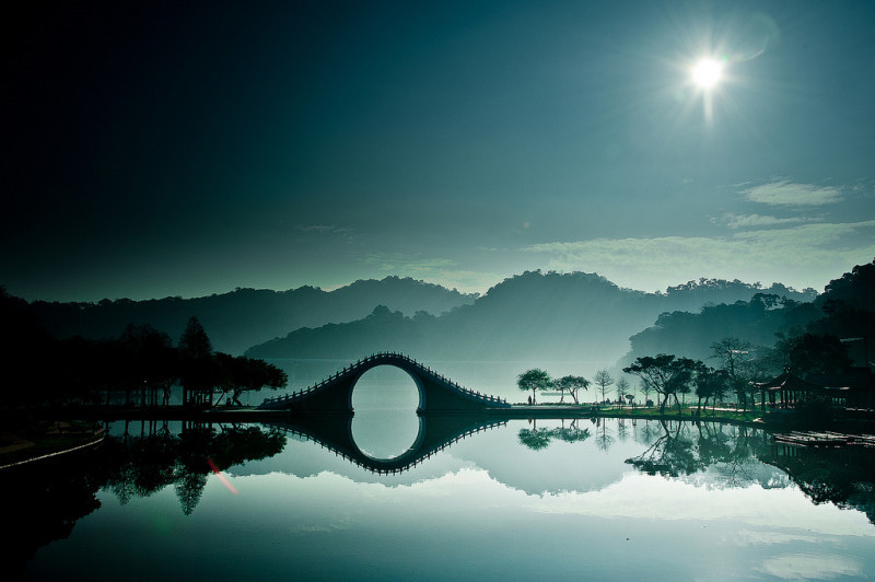 台湾月亮桥摄影欣赏
