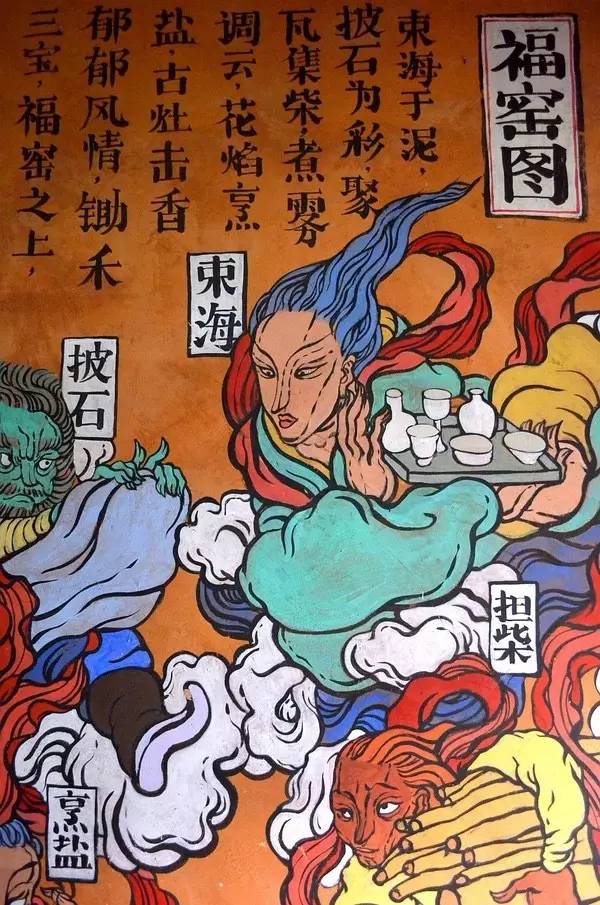 中国古代神话色彩的壁画作品