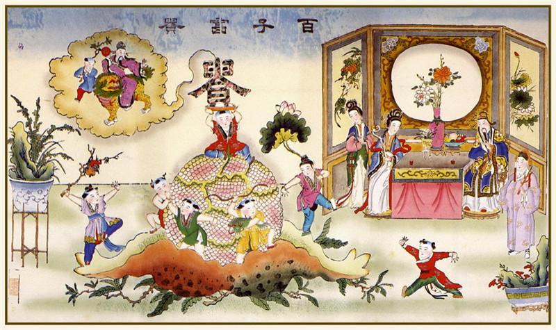 中国传统精美年画作品欣赏