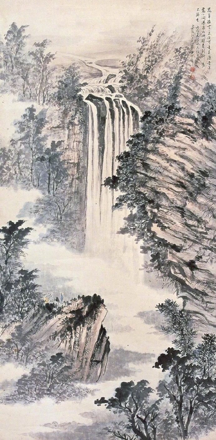 国画山水图集(41张)，高清国画图片欣赏