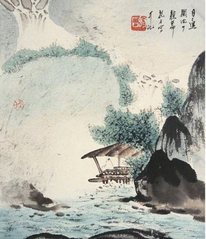 国画山水图集(41张)，高清国画图片欣赏