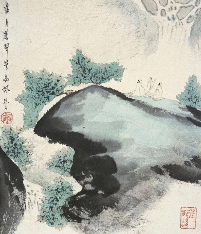 国画山水图集(41张)，高清国画图片欣赏