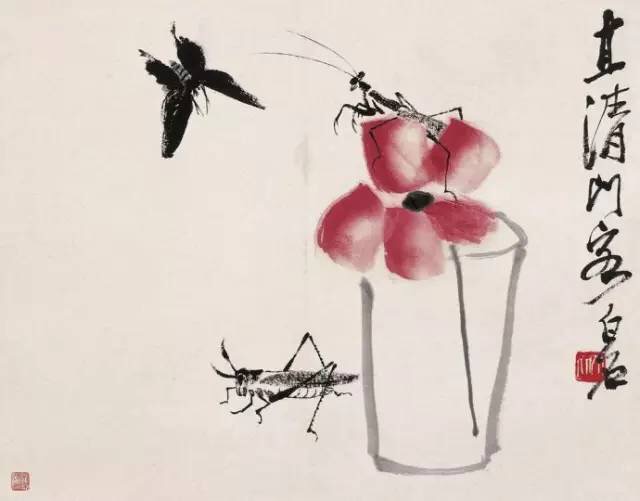 齐白石作品集合(90张),齐白石国画作品欣赏