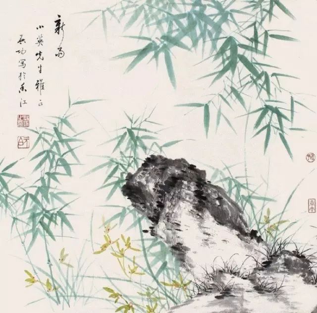 国画竹子：竹语竹画君子当如竹！