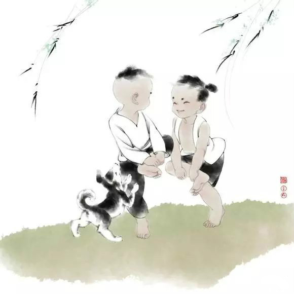 国画里的儿童，萌翻六一儿童节！