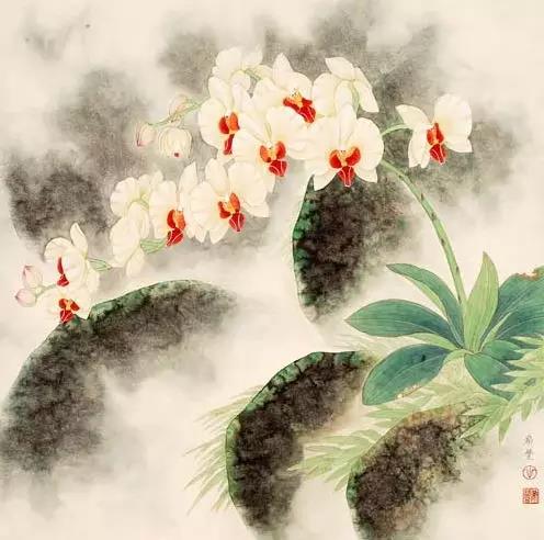 中国画欣赏：惊艳唯美兰花图