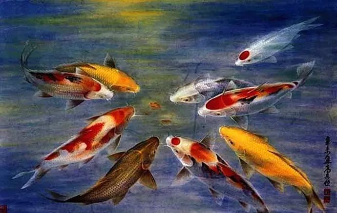 超逼真的诗意国画鱼：令人惊叹的如鱼得水