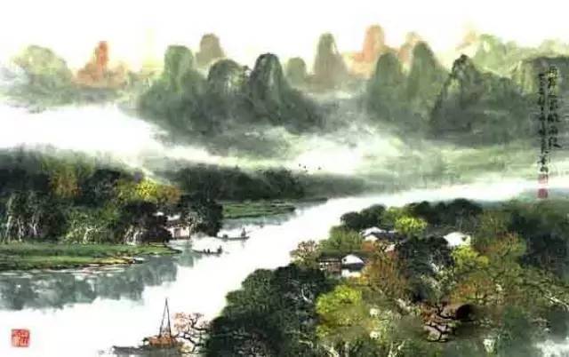 中国水墨画：唯美诗意国画山水