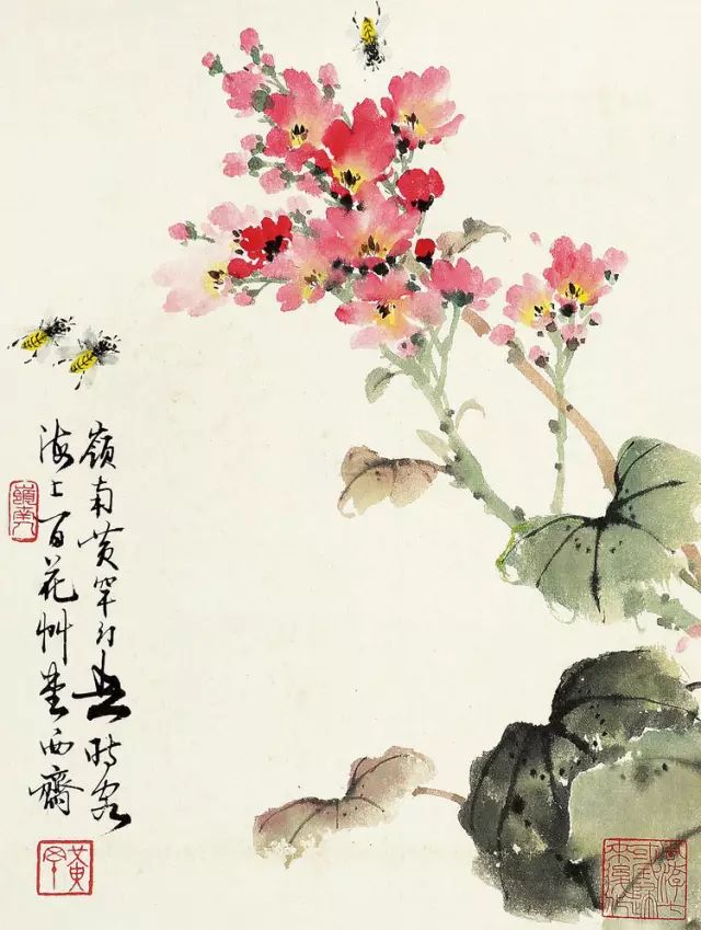 中国国画艺术：绝美花鸟国画图片