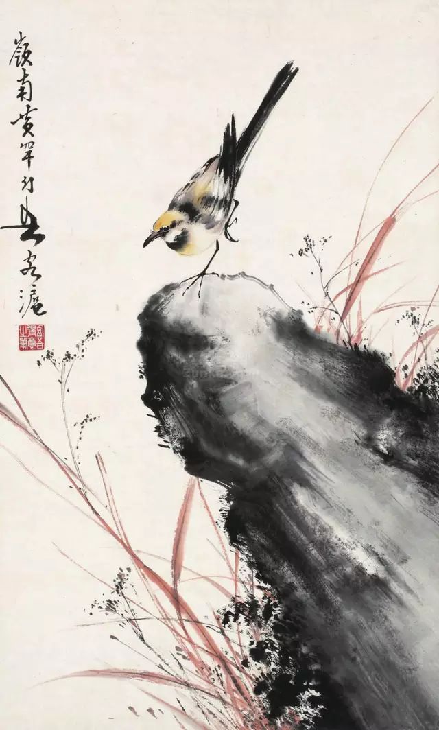 中国国画艺术：绝美花鸟国画图片