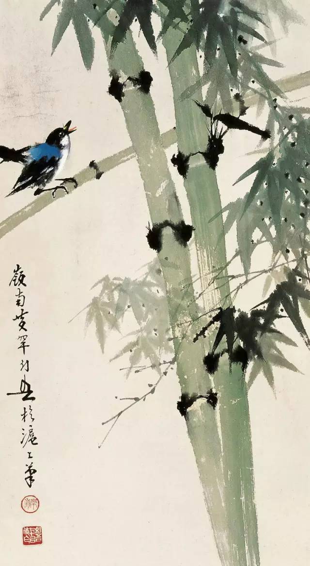 中国国画艺术：绝美花鸟国画图片