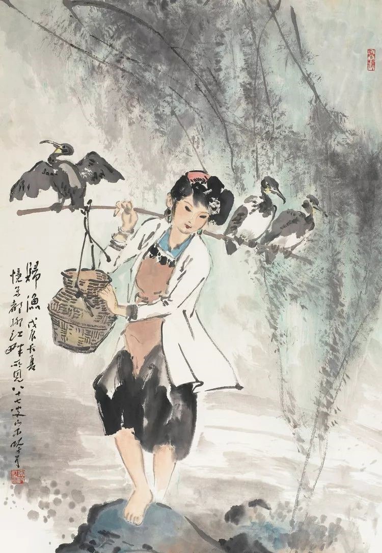 诗意中国画：宋吟可人物国画欣赏