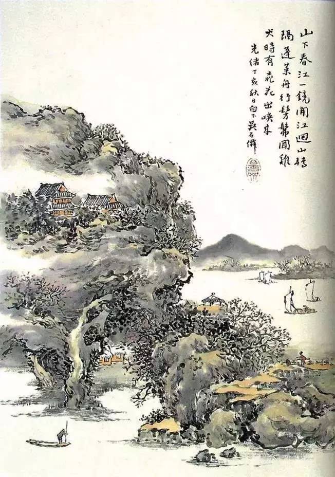 《芥子园画谱》山水集合，精选赏析！