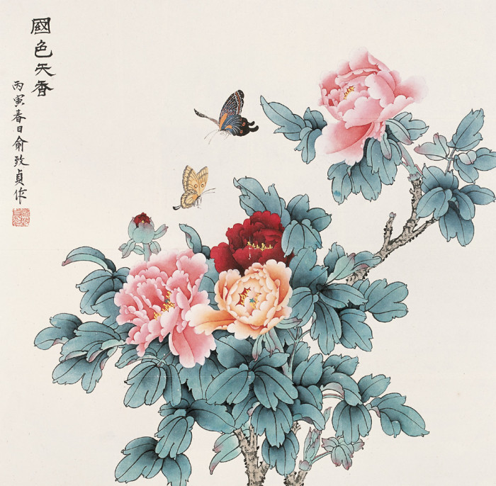 写实意境国画，精美传统中国画