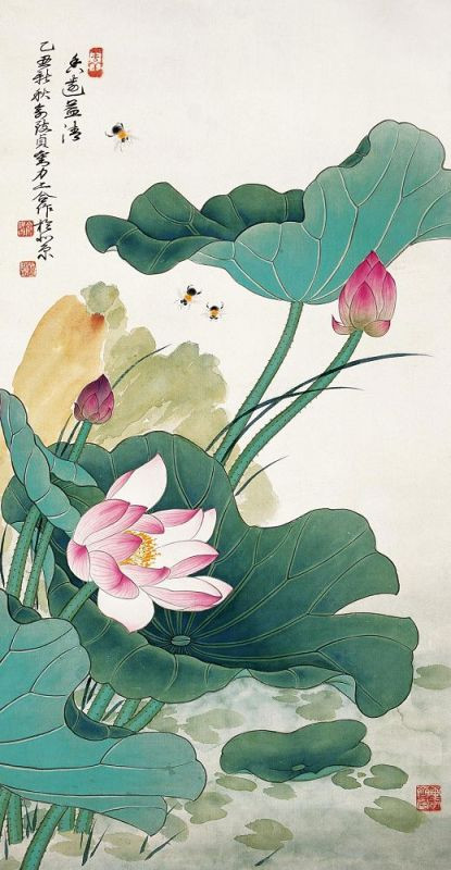 写实意境国画，精美传统中国画