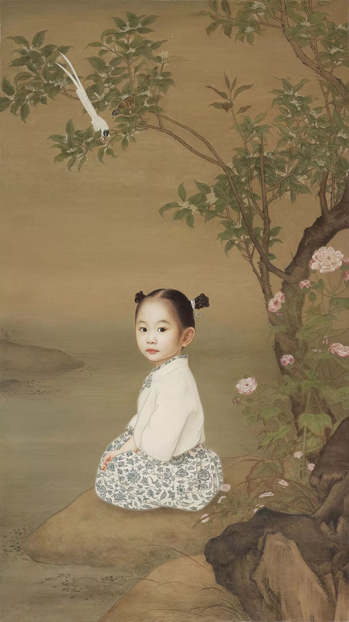 中国油画：记录超唯美的中式小仙女